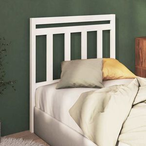 vidaXL S&auml;nggavel vit 96x4x100 cm massiv furu