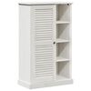 vidaXL Badrumssk&aring;p VIGO Vit och antikvit 68 x 34 x 110 cm Massiv furu