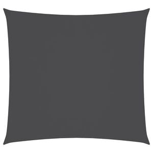 vidaXL Solsegel Oxfordtyg kvadratiskt 3,6x3,6 m antracit