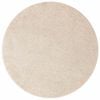 vidaXL Anti-glid Shaggy Matta Gr&auml;ddvit 120 x 120 cm PP
