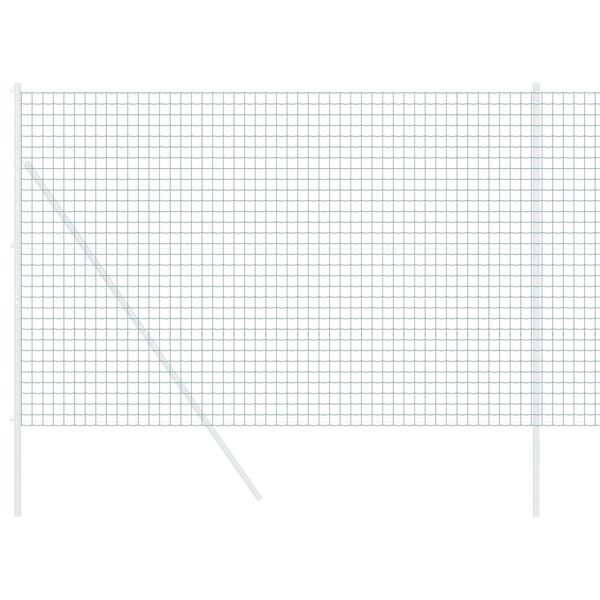 vidaXL Eurogärdsel Grön 1.5 x 10 m PVC-belagt järn
