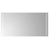 vidaXL LED Badrumsspegel med spegel Transparent 80 x 40 cm h&auml;rdat glas