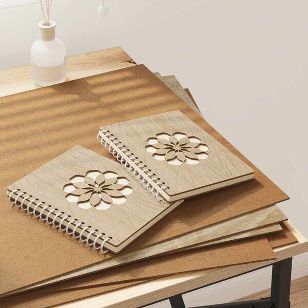 vidaXL Dekorpaneler 50 pcs Sonoma ek 40 x 60 x 0.3 cm Konstruerat trä