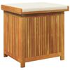 vidaXL Kuddl&aring;da utomhus 60x50x61 cm massivt tr&auml; akacia