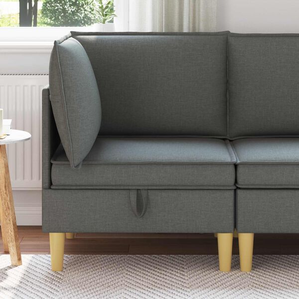 vidaXL F&ouml;rvaringspall M&ouml;rkgr&aring;