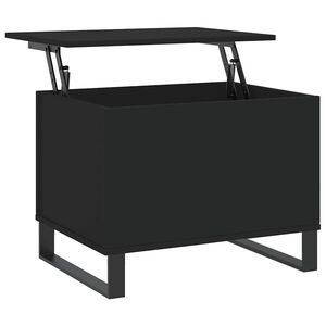 vidaXL Soffbord svart 60x44,5x45 cm konstruerat tr&auml;
