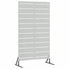 vidaXL Avsk&auml;rmningssk&auml;rm 100 x 50 x 180 cm Galvaniserat st&aring;l Silver