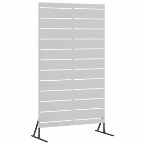 vidaXL Avsk&auml;rmningssk&auml;rm 100 x 50 x 180 cm Galvaniserat st&aring;l Silver