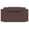 vidaXL Headboard Cushion "Viana" Brown 100 cm Faux Leather