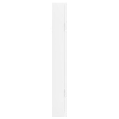 vidaXL Spegelskåp vit fristående 30x8,5x67 cm