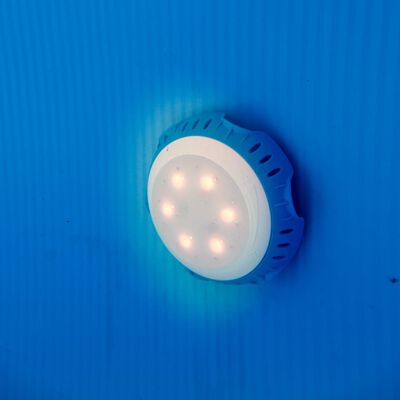 Gre LED-lampa för pooler ovan jord vit och blå LEDRC