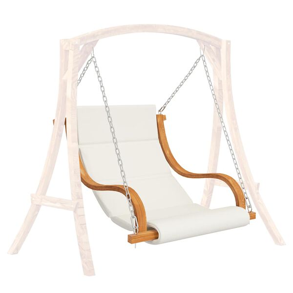 vidaXL Hängstol utan gungställning med dyna böjträ