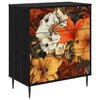 vidaXL Kommode GENNEP Lilja m&ouml;nster 66 x 36,5 x 76 cm Konstruerat tr&auml;