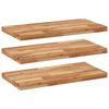 vidaXL Sv&auml;vande hyllor 3 st 100x40x4 cm behandlat massivt akaciatr&auml;