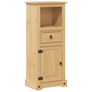 vidaXL Badrumssk&aring;p Corona 45x33x110 cm massiv furu