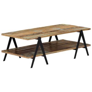 vidaXL Soffbord 115x60x40 cm massivt &aring;tervunnet tr&auml;