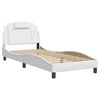 vidaXL Bed Frame "Viana" without Mattress White 90x200 cm Faux Leather
