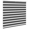 vidaXL Rullgardin zebra svart 165x150 cm tyg bredd 160,9cm polyester
