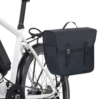 vidaXL Singel cykelväska till pakethållare vattentät 21 L svart