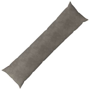 vidaXL Kudd&ouml;verdrag HEERLEN Ljusgr&aring; 40 x 145 cm Sammet