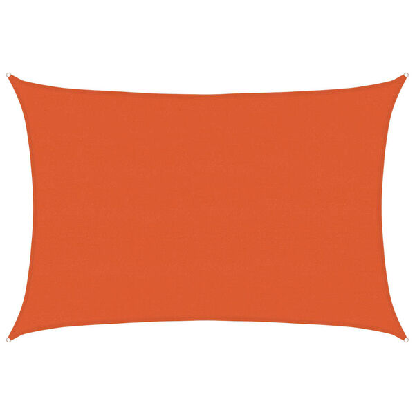 vidaXL Solsegel 160 g/m&sup2; rektangul&auml;r orange 5x6 m HDPE
