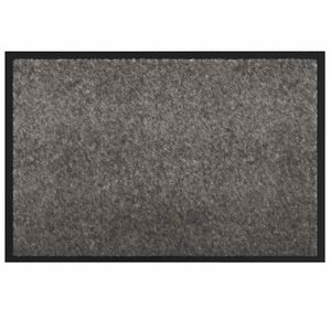 vidaXL D&ouml;rrmatta Ljusgr&aring; 60 x 40 x 1.2 cm Teddytyg