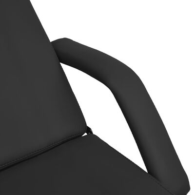 vidaXL Behandlingsstol svart 180x62x(86,5-118) cm
