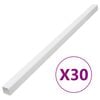vidaXL Kabelkanal 100x60 mm 30 m PVC