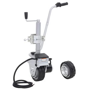 vidaXL Motoriserat st&ouml;dhjul aluminium 12 V 350 W