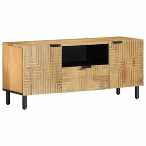 vidaXL TV-b&auml;nk brun 105x33x46 cm massivt tr&auml; mango