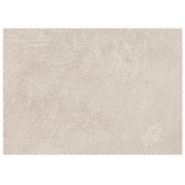 vidaXL Omr&aring;desmattor Rektangul&auml;r PALMERAS Beige 280 x 200 cm Polyester