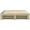 vidaXL Sängram utan madrass sonoma-ek 160x200 cm konstruerad trä
