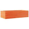 vidaXL Odlingsl&aring;da vaxbrun 90x40x23 cm massiv furu