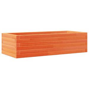 vidaXL Odlingsl&aring;da vaxbrun 90x40x23 cm massiv furu