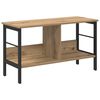 vidaXL Hyllsystem 2 niv&aring;er 82 x 32 x 47 cm Konstruerat tr&auml; Artisan Ek