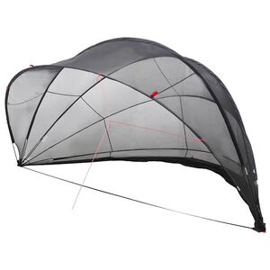 vidaXL Poolkupol 546 x 516 x 250 cm 185T polyester med PU-bel&auml;ggning