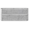 vidaXL Odlingslåda galvaniserat stål 152x40x68 cm silver