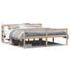 vidaXL Seniors&auml;ng med s&auml;nggavel 200x200 cm massivt furu