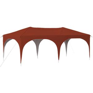 vidaXL Pop-up Partyt&auml;lt 575 x 288 x 245 cm Terracotta Oxford Tyg