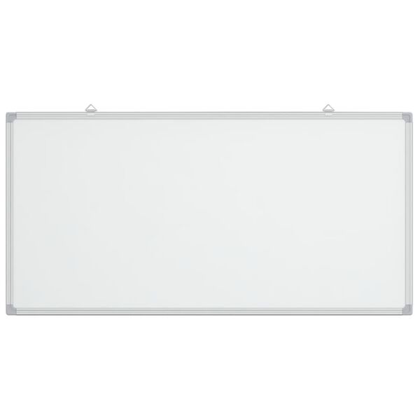 vidaXL Magnetisk whiteboard 60x30x1,7 cm aluminium