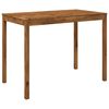vidaXL Tr&auml;dg&aring;rd Bar Bord Naturlig 141 x 80,5 x 105 cm