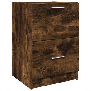 vidaXL Tv&auml;ttst&auml;llssk&aring;p r&ouml;kf&auml;rgad ek 40x37x59 cm konstruerat tr&auml;