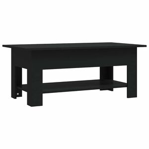 vidaXL Soffbord svart 102x55x42 cm konstruerat tr&auml;