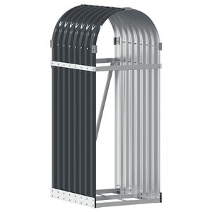 vidaXL Vedh&aring;llare antracit 40x45x100 cm galvaniserat st&aring;l