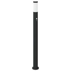vidaXL Pollare med sensor 110 cm rostfritt st&aring;l IP44