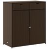 vidaXL Tr&auml;dg&aring;rdssk&aring;p brun 105x55x113 cm konstrotting