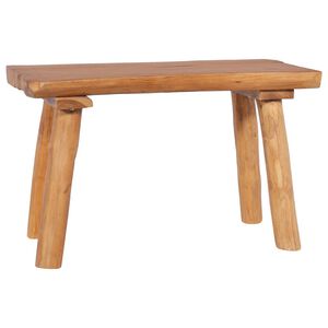 vidaXL Tr&auml;dg&aring;rdsb&auml;nk 80 cm massiv teak