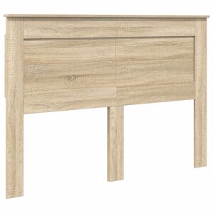 vidaXL Huvudgavel med huvudgavel Sonoma-ek 140 cm Konstruerat tr&auml;