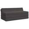 vidaXL F&auml;llbar Soffbed M&ouml;rkgr&aring; 120 x 60 x 49 cm Tyg