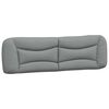vidaXL Headboard Cushion "Hvar" Light Grey 183 cm Fabric
